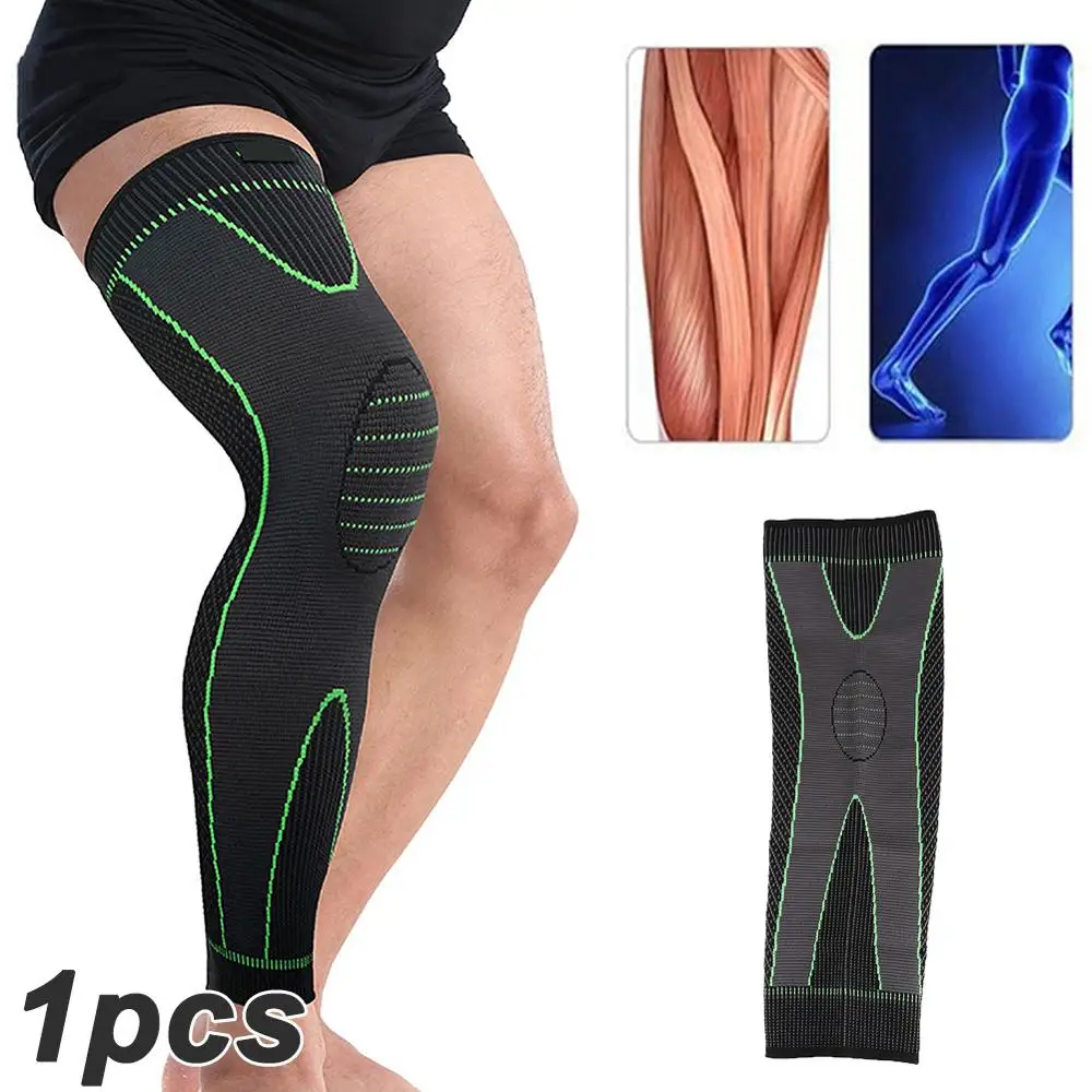 

Knee Brace Compression Sleeve Non-Slip Running Hiking Soccer Basketball Meniscus Tear Arthritis Single Wrap Kneepads Knee Pads