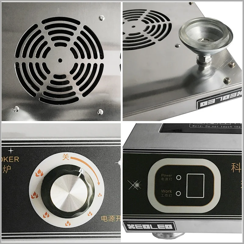 XEOLEO Induction Commercial Heating Cooker Stainless Steel Electromagnetic 6 File Knob Type Home Appliance Kitchen Cuisine 3500W
