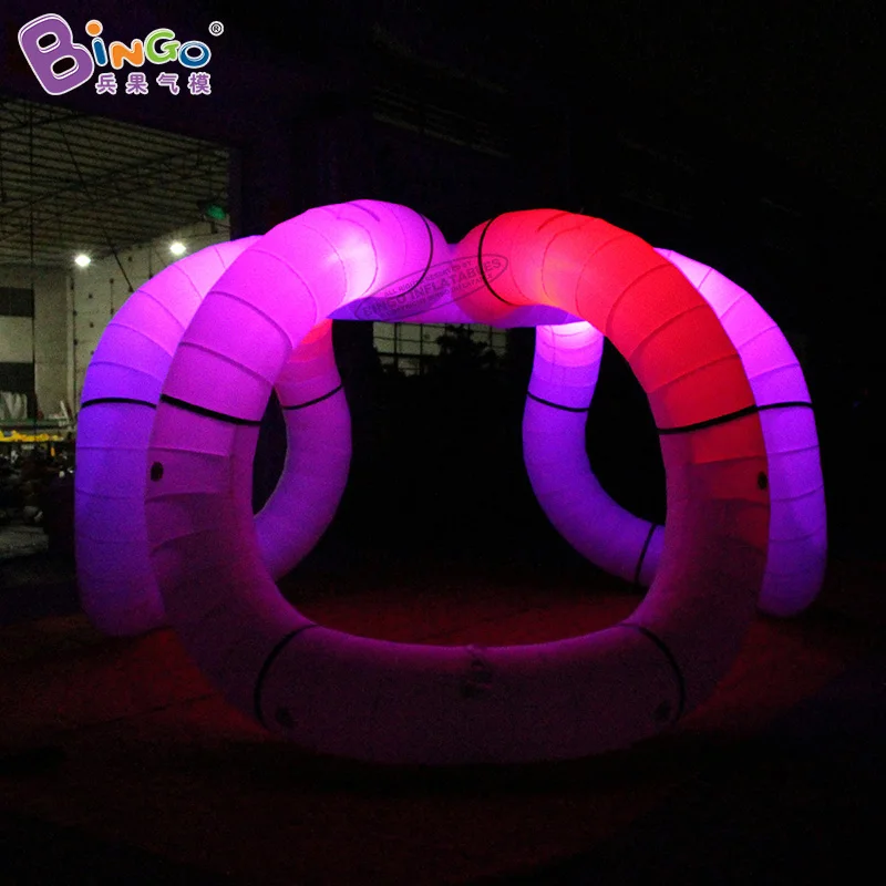 

Attractive 6x2.6 Meters Inflatable Special Tube With LED Lights For Event Decoration - BG-A1328