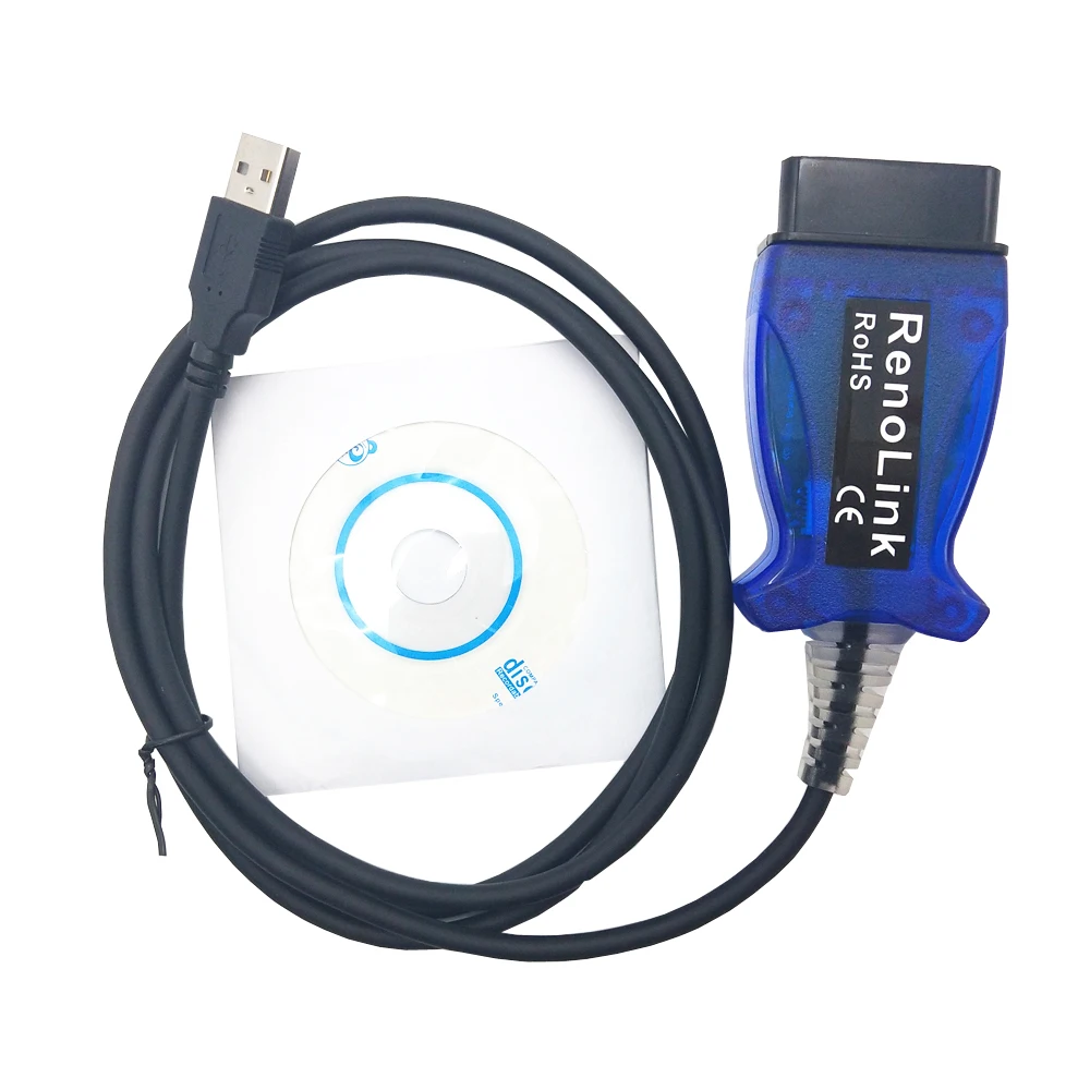 ECU Программатор Renolink V1.52 для Renault Key/Подушка безопасности/ECM/UCH/программатор OBD2