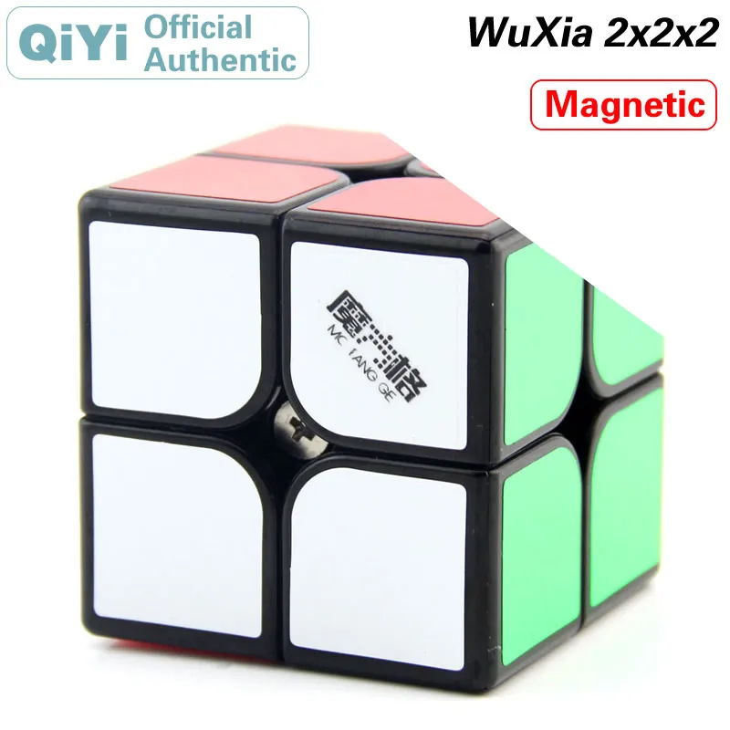 

QiYi Magnetic WuXia 2x2x2 M Magic Cube MoFangGe Magnets 2x2 Speed Twisty Puzzle Brain Teaser Educational Toys For Children