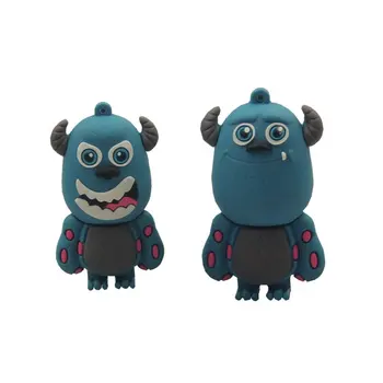 

Monster James P. Sullivan cartoon Usb flash drive Pen drive rubber Usb memory stick pendrive 128MB 4GB 8GB 16GB 32GB 64GB U disk