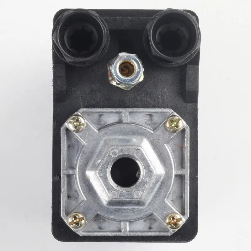 3-fasen 4-gaats drukschakelaar, 380 V 3-fasen, 4-gaats drukregelventiel voor luchtcompressor, maximale werkdruk 125 psi