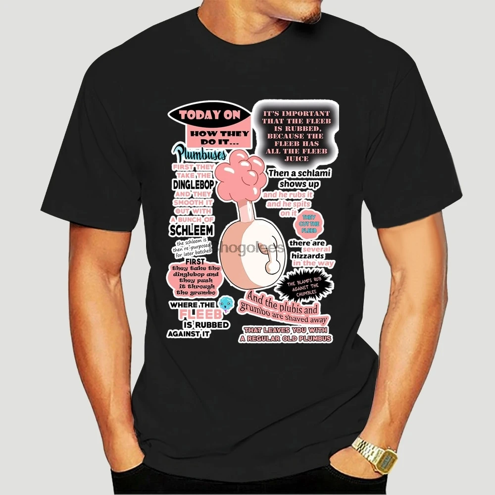 How To Make A Plumbus High Quality Print Discount New Fashion Summer Arrival Men Short Cute T Shirts 6425X |