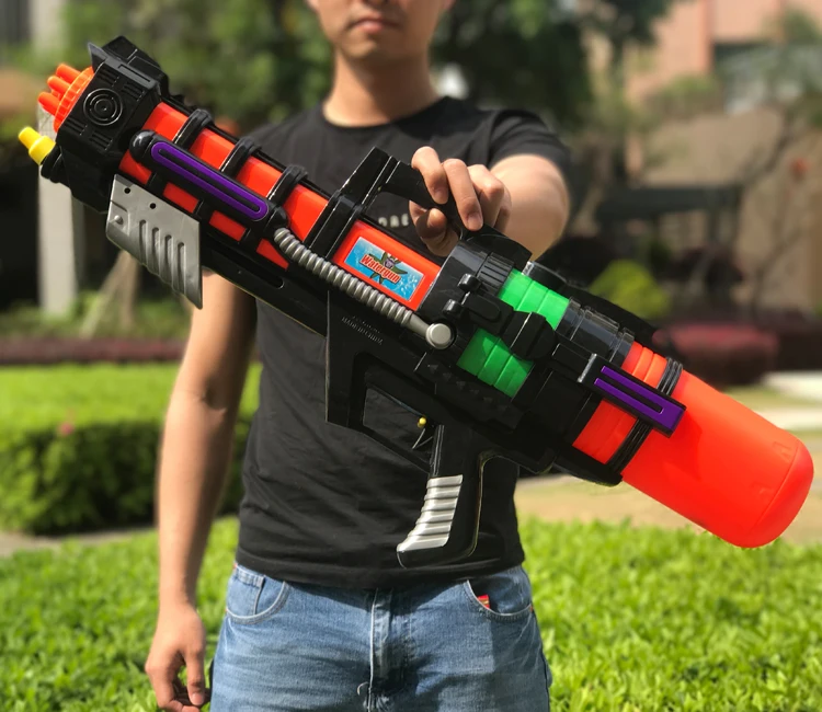 Children Toy Water Gun Beach Cheer Backpack Water Pistol Baby Water Spouting High Pressure Play with Water Boy Zi Mini Women's