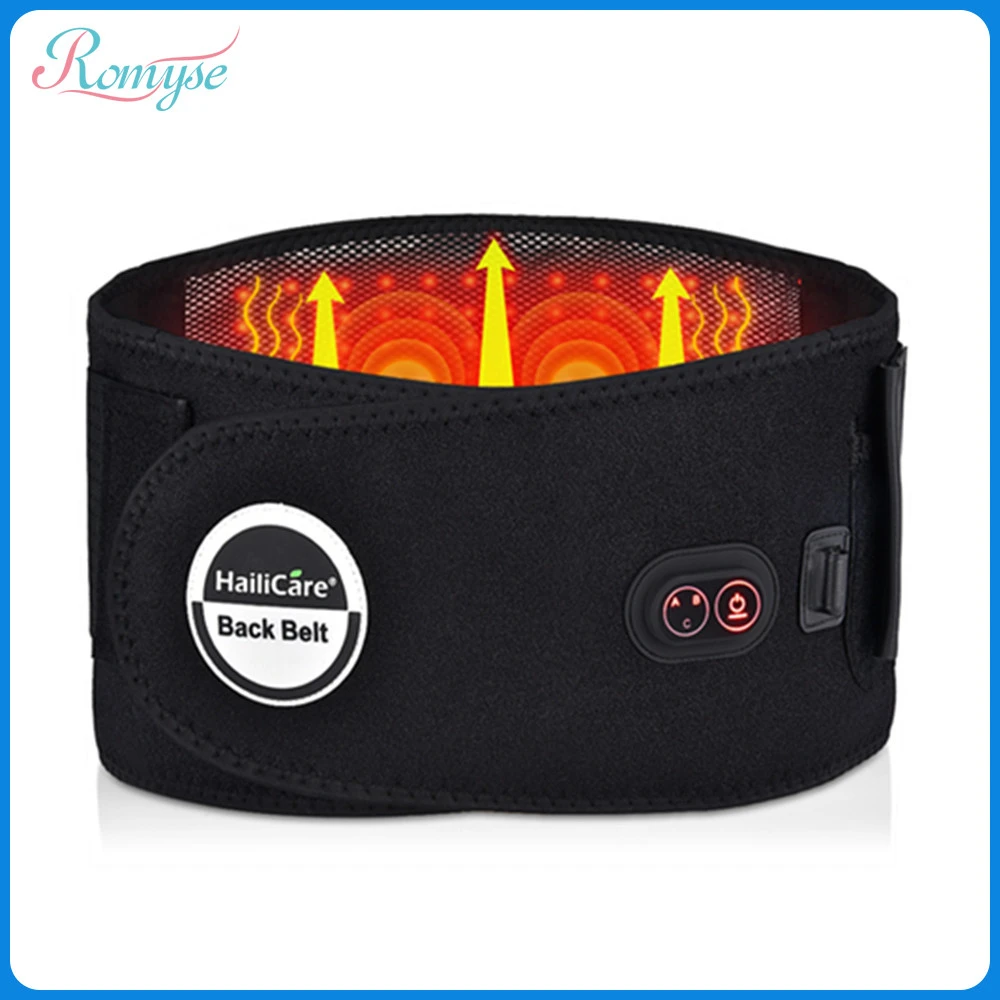 

Tourmaline Self Heating Belt Back Support Lumbar Posture Correction Medical Assistant Spine Corrector LED Massage Waist Brace