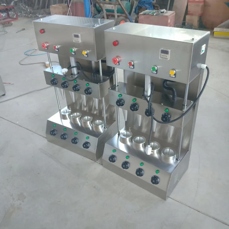 New model two items good quality Commercial automatic stainless steel for pizza cone machine with pizza oven