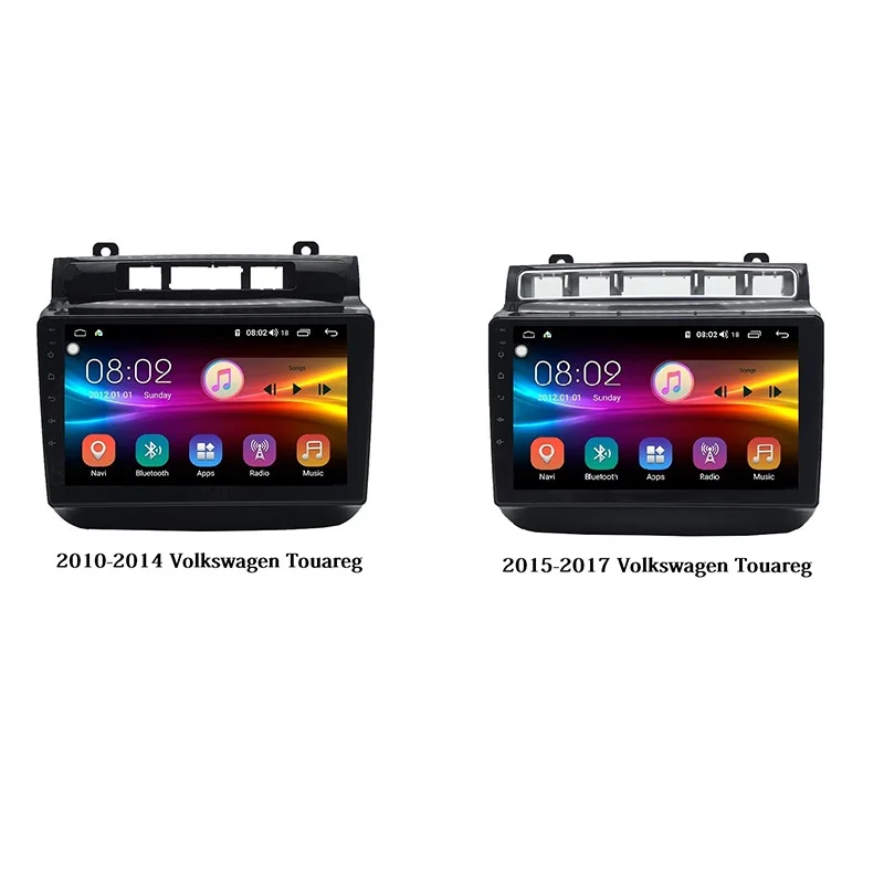 Top Car Multimedia player 1 Din Android 9.0 4G/64G Car DVD For 2015-2017 VW/Volkswagen touareg touch screen with GPS DSP 4G internet 1