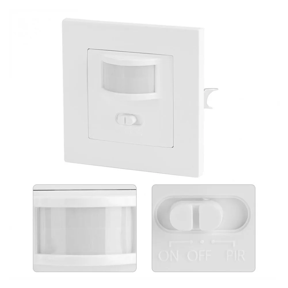 

86 Type Adjustable 2 In 1 Room Infrared PIR Smart LED Light Motion Sensor Switch Corridors On Off Universal Home Energy Saving