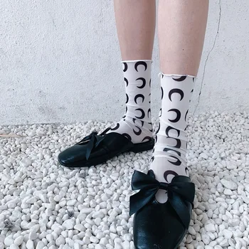 

Hot spring Women's socks new net red tide color mesh pile pile socks Korean fashion sexy bud flower stock