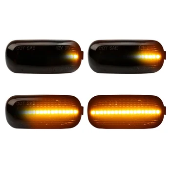 

2Pcs LED Dynamic Side Indicator Marker Signal Light Lamp Sequential Flashing Light For Audi A3 S3 8P A8 D2 TT 8N Car Accessories