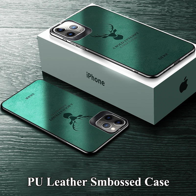 Чехлы из искусственной кожи с тиснением для iPhone 11 Pro Max 11Pro XS XR 7 8 6 6S Plus чехол 3D HD