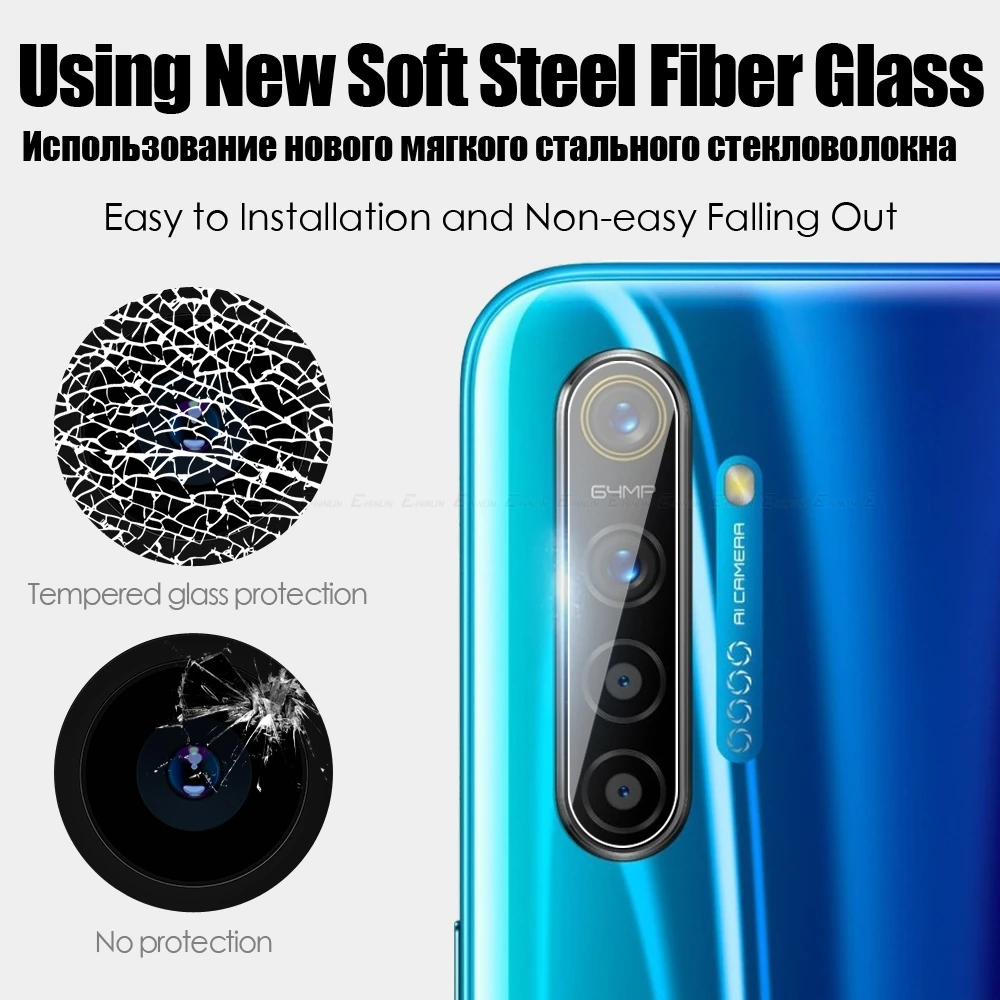 Прозрачное закаленное стекло для задней камеры OPPO Realme 1 2 3i 3 5S 5 Pro C2 Q X2 XT X Lite Защитная пленка для экрана