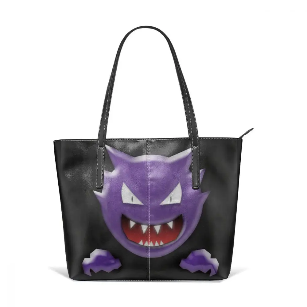 Pokemon Haunter Сумочка с привидениями Haunter топ-ручка сумки модное высококачественное кожаная сумка-тоут женские сумки для подростков