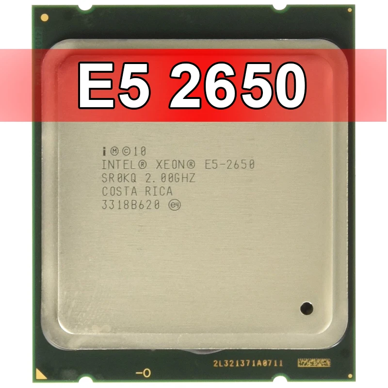 Процессор Intel-Xeon series E5 2689, E5 2640, E5 2630 V2, E5 2650 V2 для материнской платы с разъемом LGA 2011