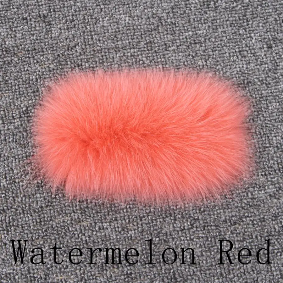 Розовая JAVA QC1834 Новое поступление Женская Шуба из натурального Лисьего меха пушистая зимняя верхняя одежда модная Высококачественная шуба - Цвет: watermelon red