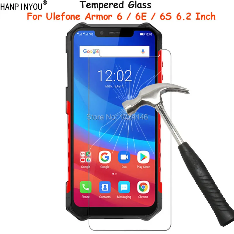 For Ulefone Armor 6 / 6E 6S 6.2&quot Tempered Glass Screen Protector Ultra Thin Explosion-proof Protective Film Toughened Guard | Мобильные