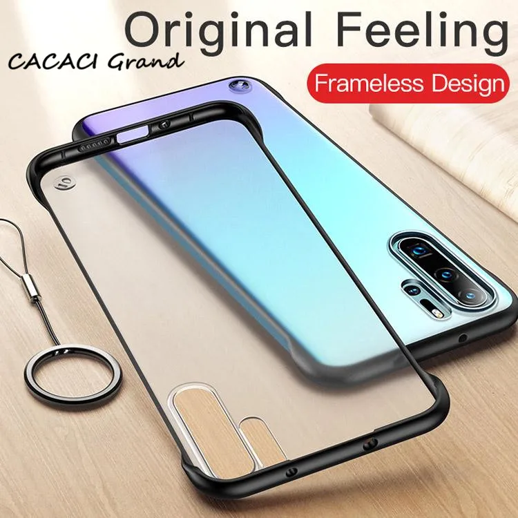 

For Huawei Nova 3 Case Transparent Frameless Matte Hard Back Cover For Huawei Nova 5 Pro Phone Cases Funda for Nova 4 5i coque