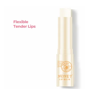 

Honey Lip Balm Moisturizing Soften Keratin Dilute Lip Lines Anti-drying Soft And Moist Lip Cream Lip Care 6 Tastes