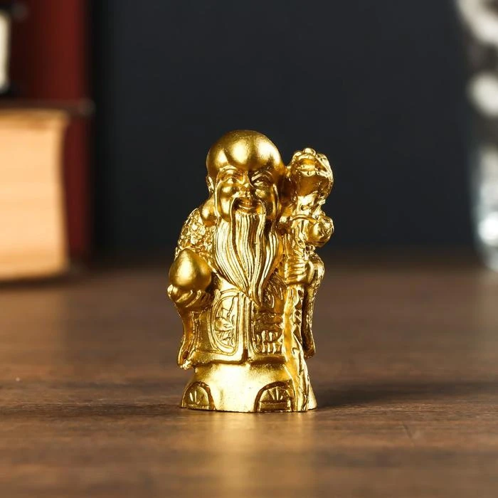 Netsuke-decoración para el hogar, 3 estrellas, ancianos ► Foto 2/5
