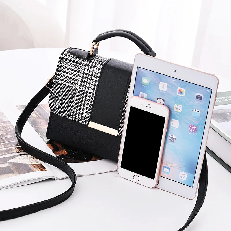 YBYT fashion plaid crossbody bags for women flap PU Leather small shoulder bag hotsale female luxury handbags bolsas feminina