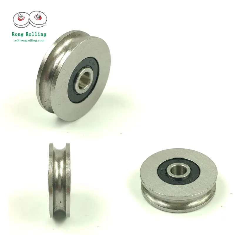 6*30*8/9U sliding bearings with U groove bearing/pulleys/rollers