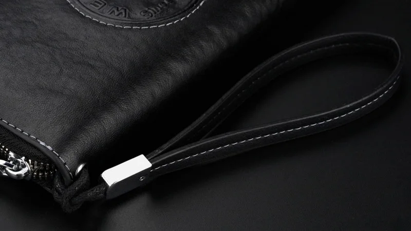 Противоугонный RFID кошелек для защиты карт мужской кошелек из воловьей кожи чехол для телефона клатч банк держатели кредитных карт сумка карман на молнии