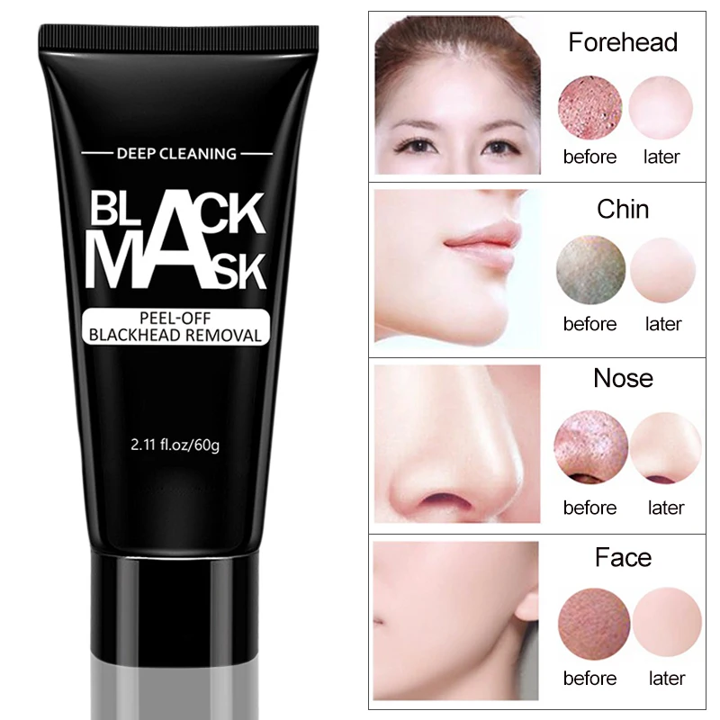 Бамбуковая угольная всасывающая маска для глубокого очищения лица средство