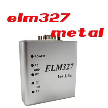 

20pcs ELM327 Metal Aluminum OBD2 Auto Diagnostic Tool ELM 327 USB Metal Interface Code Reader Scanner V1.5/V1.5a