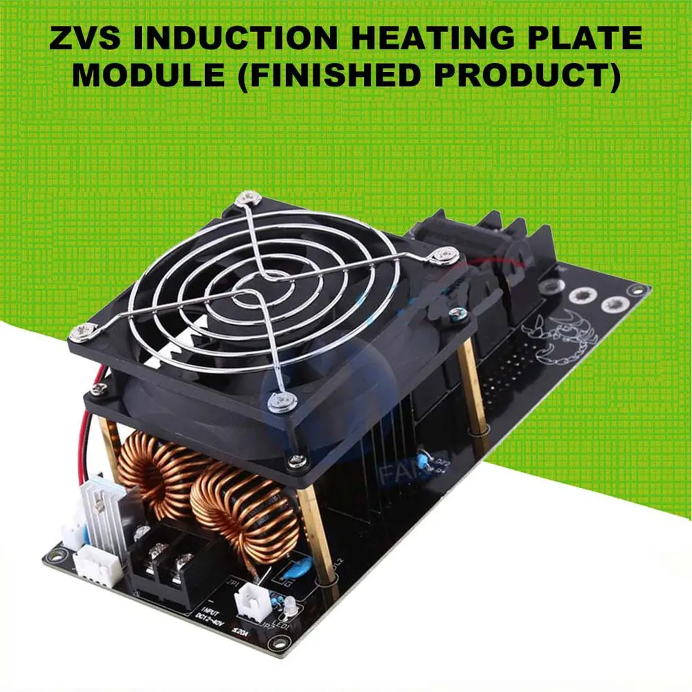 ZVS DIY индукционная нагревательная плата электронная прочная плата низковольтная пластина модуля с стабильной высокой частотная катушка