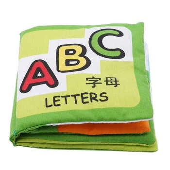 

Soft Cute Baby Development Unfolding Cloth Books Fun Baby Toddlers Early Education Toys for Children intelligence Gift