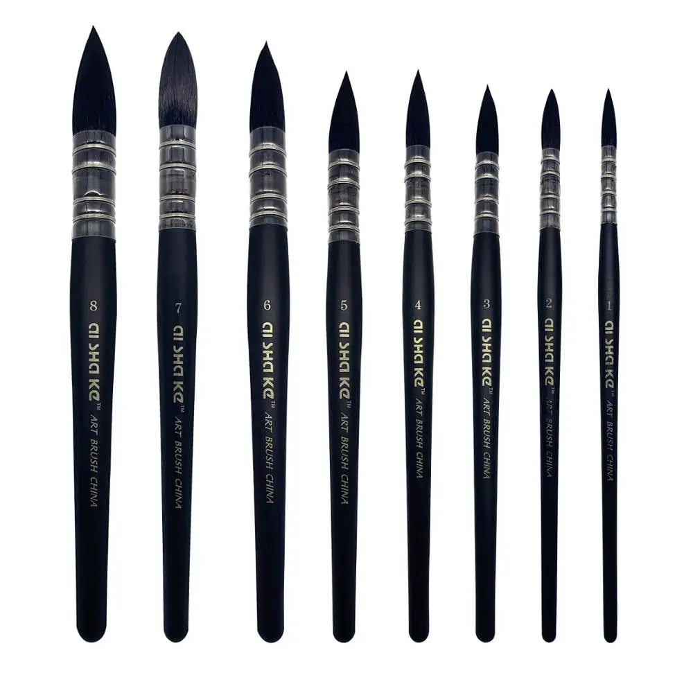 

1Piece Artist Watercolor Brush Pointed Painting Brushes for Hand Painting Brushes Art Supplies