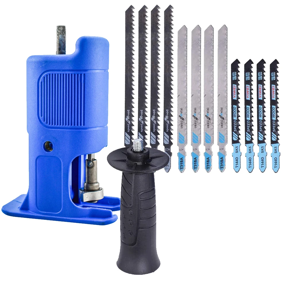 Electric Reciprocating Saw Adapter Electric Drill Modified Saws Attachment with Saw Blade