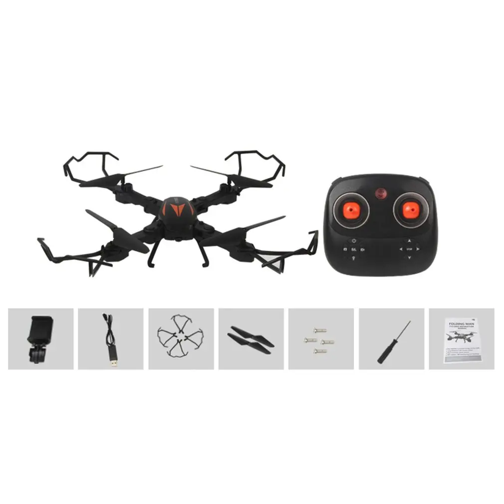 

HOT! F12W Mini Selfie RC Foldable Quadcopter Drone with Wifi FPV Drone 720P Adjustable Camera Altitude Hold One Key Return RTF