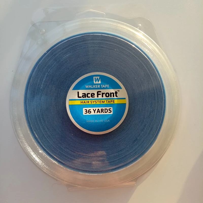 

1.27cm 1.9cm 2.54cm 36yards Lace Front Support Blue Strong Hair Tape Double Sided Tape For Tape Hair Extension/Toupee/Lace Wig