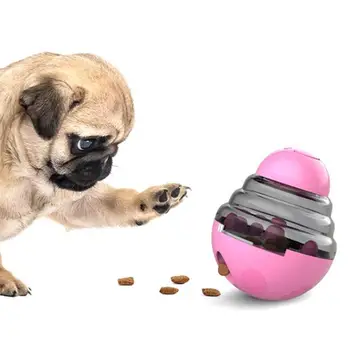 

Creative Interactive Pet Dog Food Leak Ball Funny Playing Training Snack Leakage Food Container Tumbler Toy for Pet Supplies