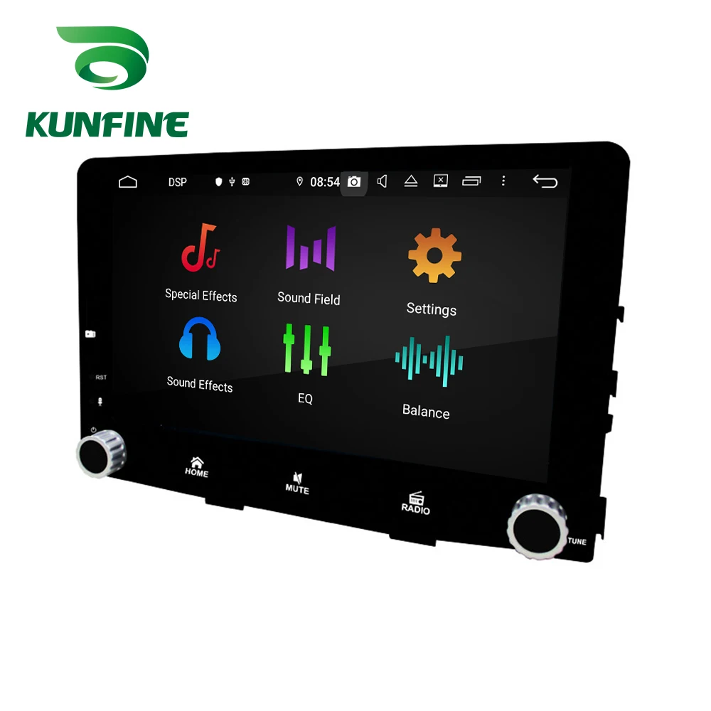 Android 9,0, Восьмиядерный, 4 Гб ОЗУ, 64 Гб ПЗУ, автомобильный DVD, gps, мультимедийный плеер, стерео, без Дека, для KIA RIO, радио, Wifi