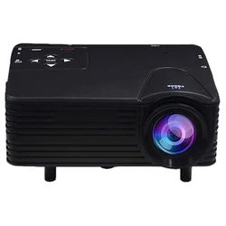 Mini Portable 1080P Projector HDMI Home HD Cinema Projector For Iphone Android Switch Game Console Black US Plug