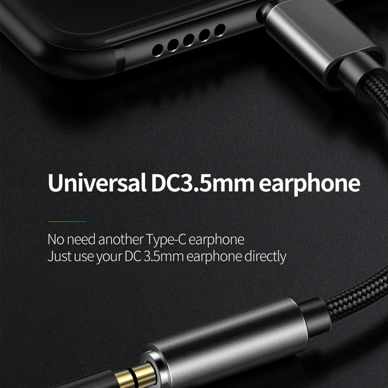 Type-C до 3,5 мм кабель для наушников адаптер usb 3,1 type C USB-C штекер 3,5 мм AUX аудио разъем для samsung huawei Xiaomi Mi 8