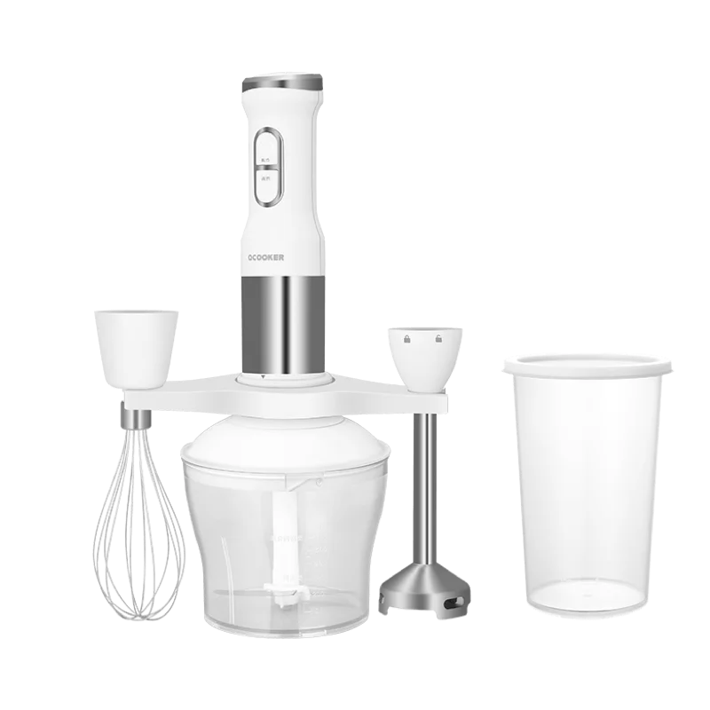 Xiaomi Ocooker Электрический Миксер ручной кухонный блендер уничтожитель овощей соковыжималка электрическая Кухня Еда процессорный микшер блендер - Цвет: Белый