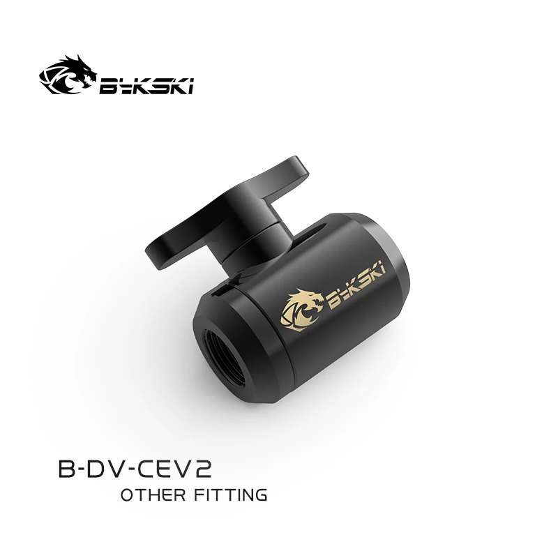 Válvula g1 do Parafuso da Mão de Refrigeração da Água de Bykski B-dv-cev2 pc para o Tubo Duro Que Refrigera a Água-cor do Corpo Inteiro da Torneira Encaixe do Refrigerador de Água Ventiladores e resfriadores - Imagem 3