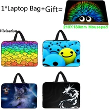 Сумка для ноутбука 14 15 13 12 17 чехол Chromebook для acer Macbook Pro 13 15 IPad Pro 11 нетбук 10,210 9,7 сумка для планшета+ коврик для мыши