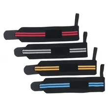 2 шт. регулируемый браслет эластичные бинты для запястья повязки для тяжелой атлетики Powerlifting дышащая поддержка запястья 4 цвета