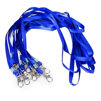 

Portable Appointment Card Hanging Student Accessories Durable Multipurpose Exhibition Long Blue Neck Work Permit Lanyard