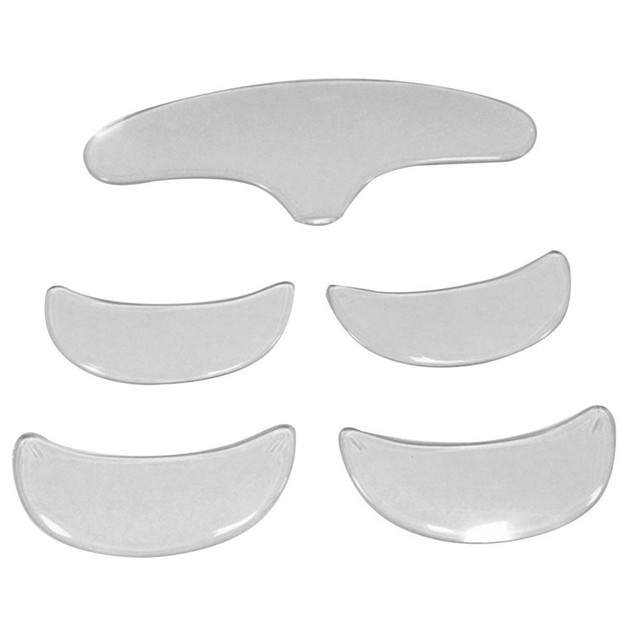 PCS/Set Reusable Silicone Anti-wrinkle Face Forehead Sticker Cheek Chin Sticker Facial Patches Wrinkle Remover Strips