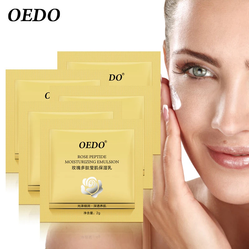 

5pc Rose Peptide Moisturizing Emulsion Skin Care Whitening Face Care Anti-Aging Anti Wrinkle Cream Oil-control Repair Water Lock