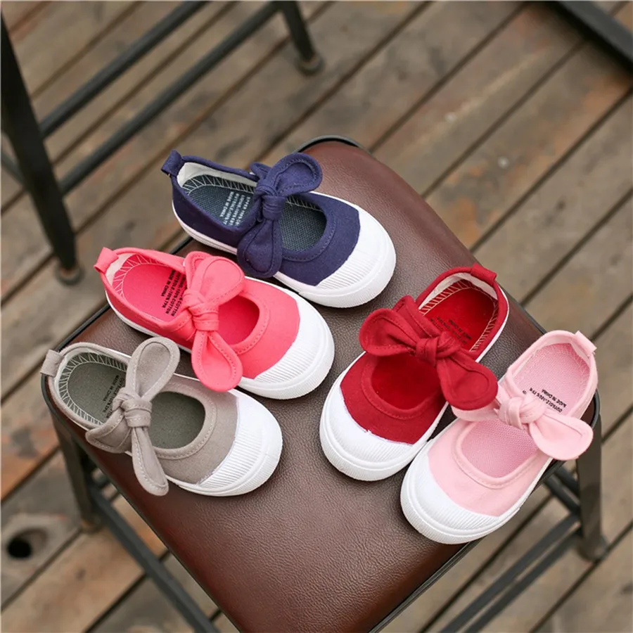 2019 kids baby girl  sneakers cute bow single princess casual shoes Outdoor sports shoes tennis soccer kids sneakers girls 35A14 (17)