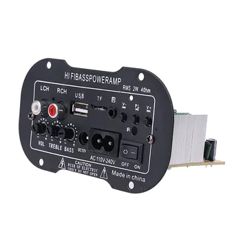 

Bass Auto Subwoofer Stereo Remote Control Power Amplifier Car Radio 2 Din Audio