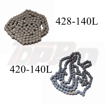 

420-140L / 428-140L CHAIN DIRT BIKE ATV QUAD MOTORCYCLE 50 70 110 140CC For Honda CR80 CRF100F CBF125 CRF150 CBR125