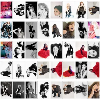 

40Pcs/set KPOP BLACKPINK Girls JALOUSE Photo Card PVC Cards Self Made LOMO Card Photocard